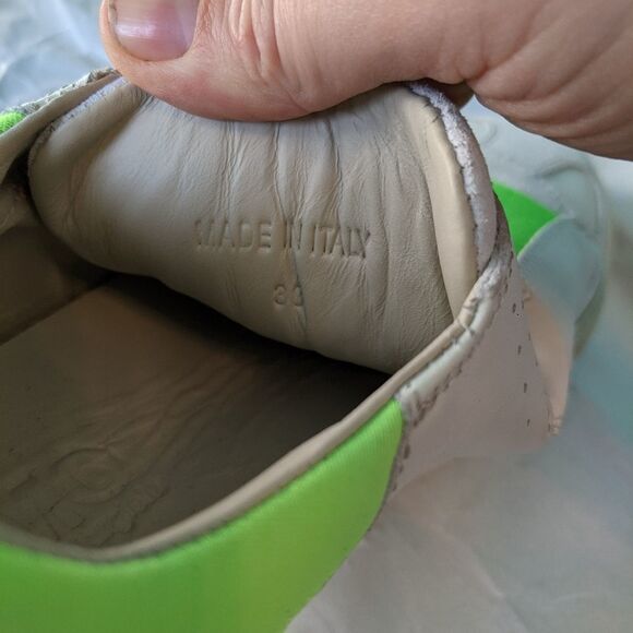 𝅺MAISON Margiela MM6 leather nylon sneakers 5(38) BNWOB - Picture 7 of 16